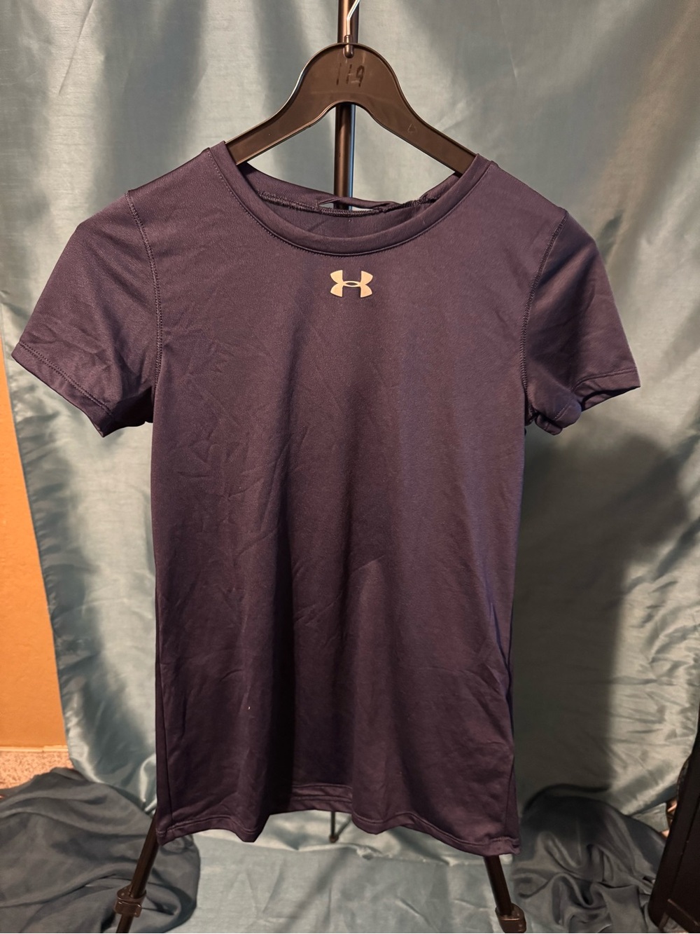 Under Armour Locker Tee 2.0 Midnight Navy Athletic Top NWT XXS